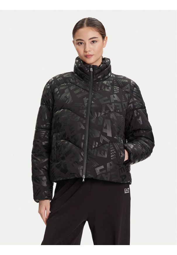 EA7 Emporio Armani Kurtka zimowa 7W000654 AF16408 FC202 Czarny Regular Fit. Kolor: czarny. Materiał: syntetyk. Sezon: zima