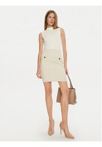 Marciano Guess Spódnica ołówkowa Hermione 4BGD01 5661Z Beżowy Slim Fit. Kolor: beżowy. Materiał: syntetyk