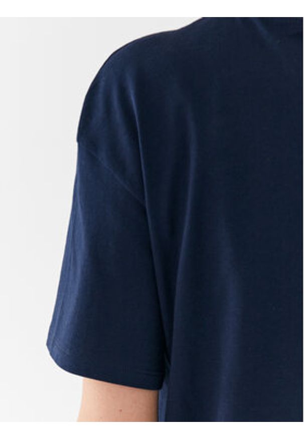 United Colors of Benetton - United Colors Of Benetton T-Shirt 3096D102O Granatowy Regular Fit. Kolor: niebieski. Materiał: bawełna