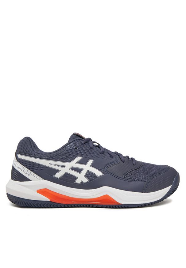 Asics Buty do tenisa Gel-Dedicate 8 Clay 1041A448 Granatowy. Kolor: niebieski. Materiał: skóra. Sport: tenis