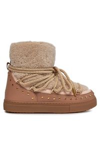 Inuikii Śniegowce Curly Rock 75102-076 Beżowy. Kolor: beżowy. Materiał: materiał. Styl: rockowy #3