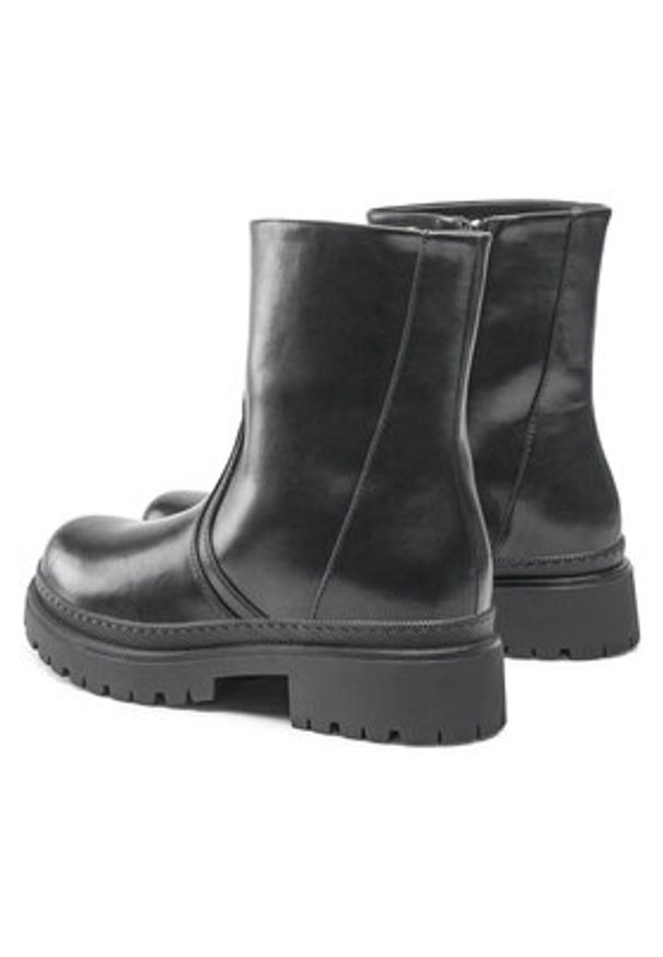 Jenny Fairy Botki WS5680-15 Czarny. Kolor: czarny. Materiał: skóra