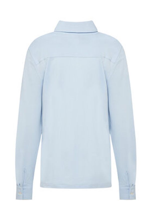 TOMMY HILFIGER - Tommy Hilfiger Koszula WW0WW45983 Błękitny Regular Fit. Kolor: niebieski. Materiał: bawełna, wiskoza