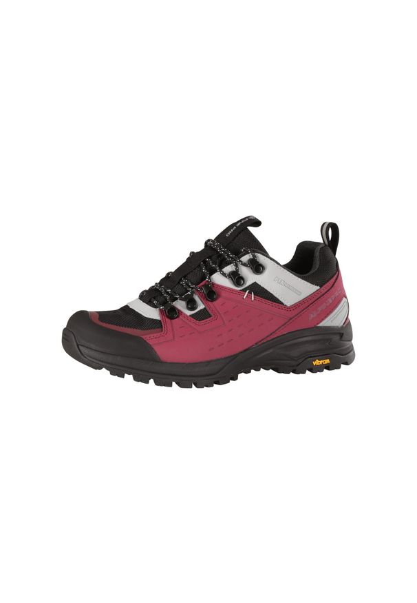 ALPINE PRO - Buty trekkingowe Alpine Pro Omere Vibram. Wysokość cholewki: przed kostkę. Kolor: różowy. Szerokość cholewki: normalna