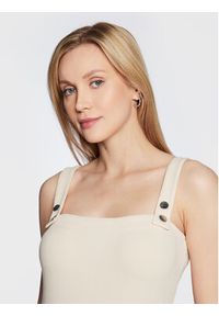 Guess Sukienka codzienna W2YK17 K8RT2 Beżowy Regular Fit. Okazja: na co dzień. Kolor: beżowy. Materiał: wiskoza. Typ sukienki: proste. Styl: casual #5