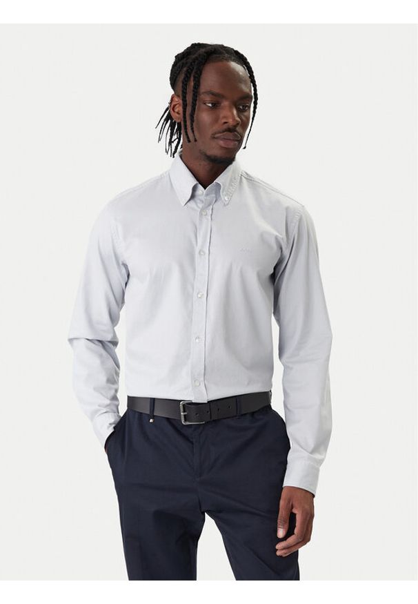 BOSS Koszula Rickert 50553001 Szary Regular Fit. Kolor: szary. Materiał: bawełna