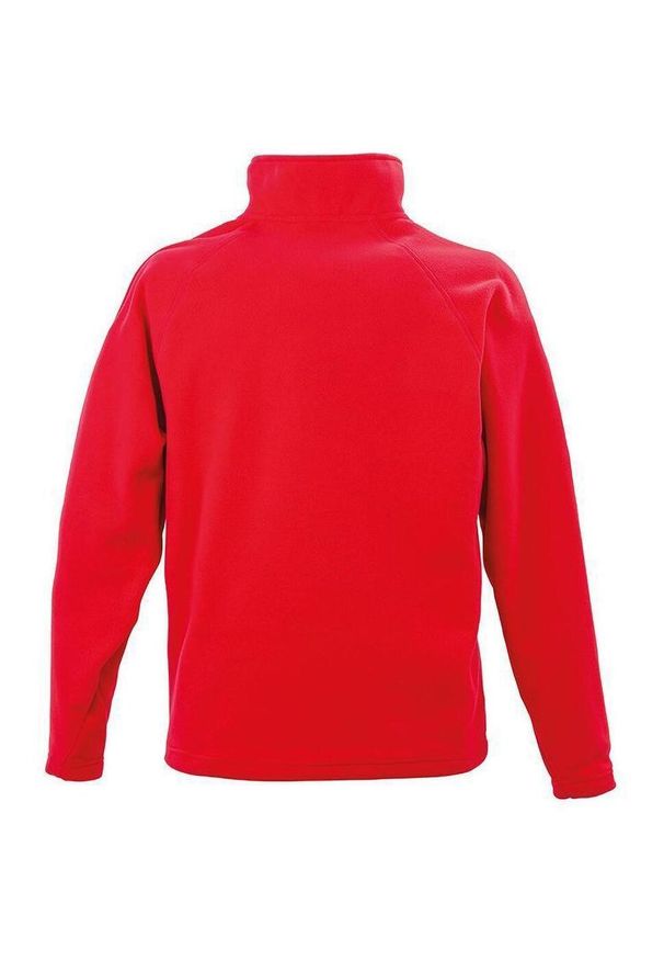 RESULT - Męski Miękki Polar Micron Bluza Polarowa. Kolor: czerwony. Materiał: polar. Sezon: zima