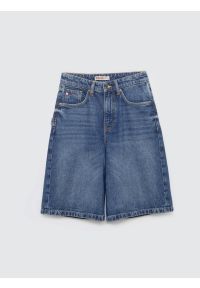 Big-Star - Szorty chłopięce jeansowe granatowe Andys 590. Stan: podwyższony. Kolor: niebieski. Materiał: jeans. Długość: do kolan. Sezon: lato. Styl: elegancki, vintage, klasyczny #3