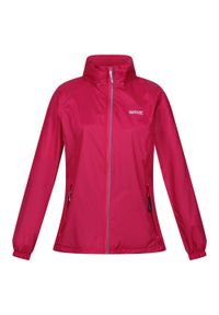 Corinne IV Regatta damska trekkingowa kurtka przeciwdeszczowa. Kolor: różowy. Materiał: poliamid. Sport: turystyka piesza