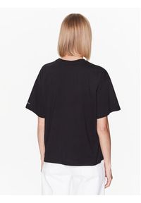 Trussardi Jeans - Trussardi T-Shirt 56T00561 Czarny Regular Fit. Kolor: czarny. Materiał: bawełna