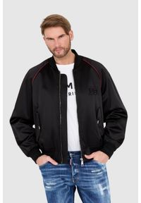 Dolce and Gabbana - DOLCE & GABBANA Czarna męska kurtka bomber outwear jacket, Rozmiar 48. Kolor: czarny #6