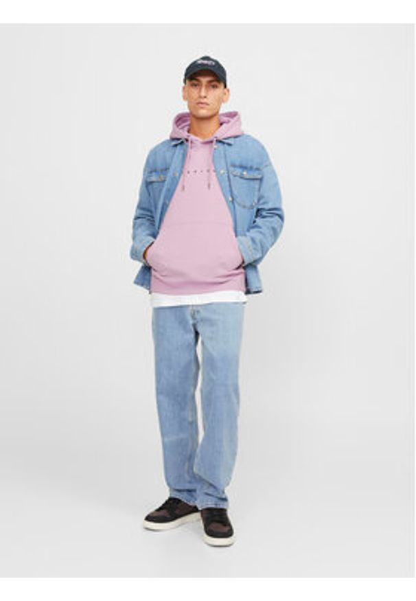 Jack & Jones - Jack&Jones Bluza Star 12233972 Różowy Relaxed Fit. Kolor: różowy. Materiał: bawełna, syntetyk