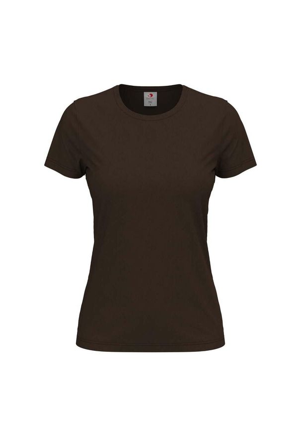 Stedman - Damska Klasyczna Koszulka O Dopasowanym Kroju. Kolor: brązowy. Sport: turystyka piesza