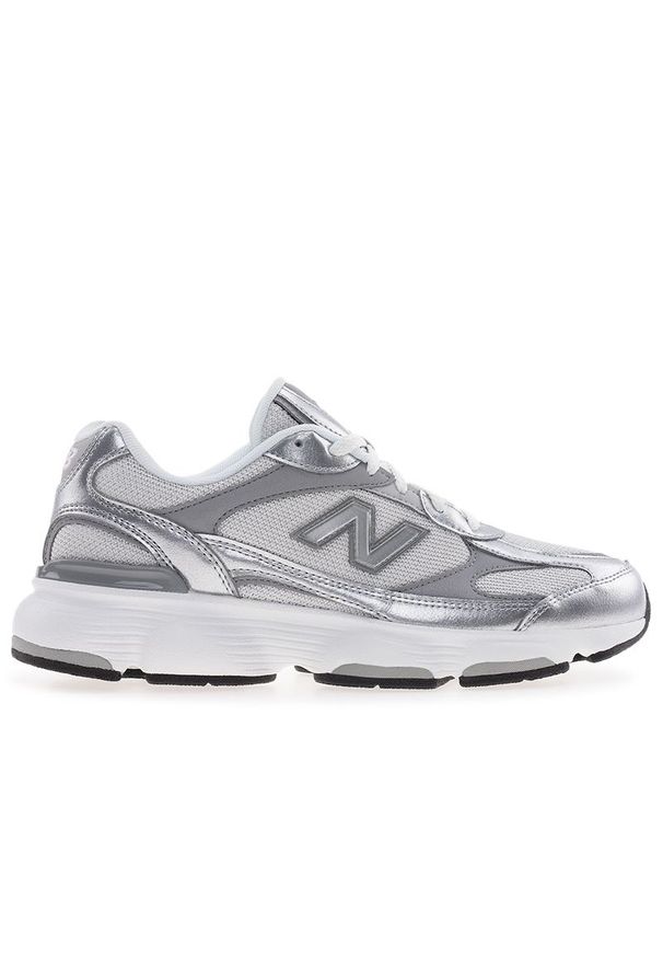 Buty damskie New Balance W6037JY - srebrne. Okazja: na co dzień. Kolor: srebrny. Materiał: guma, tworzywo sztuczne, skóra, zamsz, materiał, syntetyk. Szerokość cholewki: normalna. Sport: turystyka piesza