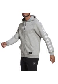 Adidas - adidas Sportswear 3-Stripes Hooded Track Top > GL5679. Typ kołnierza: kaptur. Materiał: dzianina, poliester, bawełna. Wzór: aplikacja