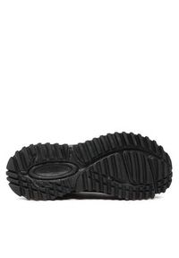 skechers - Skechers Sneakersy Road Sector 237219/BBK Czarny. Kolor: czarny. Materiał: nubuk, skóra