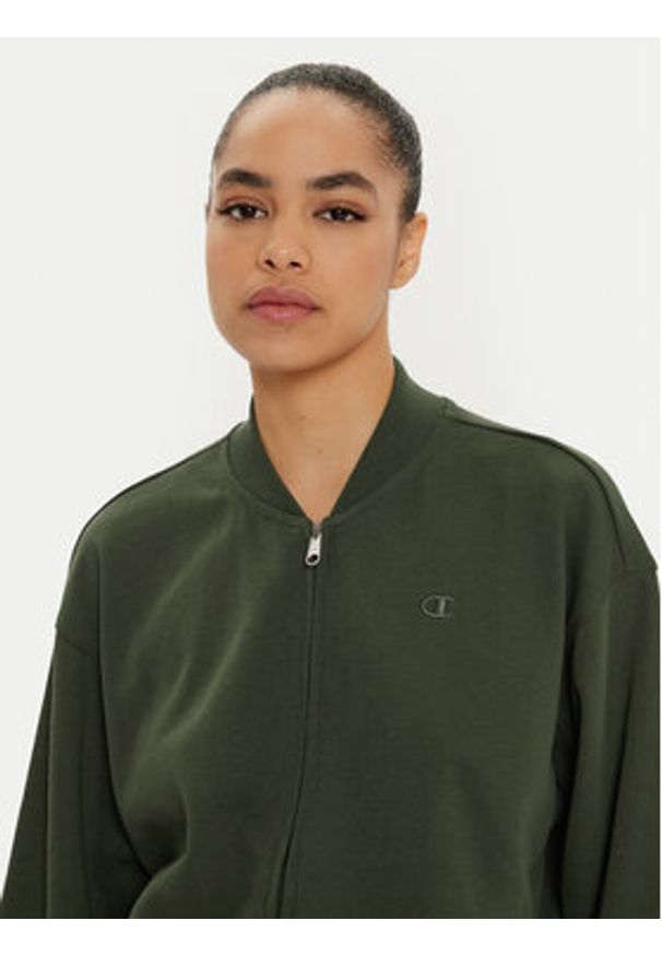 Champion Bluza 117542 Zielony Loose Fit. Kolor: zielony. Materiał: bawełna, syntetyk