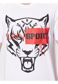 Plein Sport T-Shirt SACC MTK6029 SJY001N Biały Regular Fit. Kolor: biały. Materiał: bawełna. Styl: sportowy #3