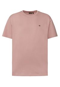 Napapijri T-Shirt Salis NP0A4H8D Różowy Regular Fit. Kolor: różowy. Materiał: bawełna #4