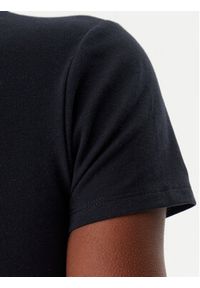 New Balance T-Shirt WT51958 Czarny Slim Fit. Kolor: czarny. Materiał: bawełna #3