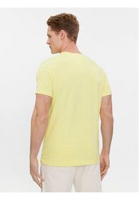 TOMMY HILFIGER - Tommy Hilfiger T-Shirt Tommy Logo Tee MW0MW11797 Żółty Regular Fit. Kolor: żółty. Materiał: bawełna #4