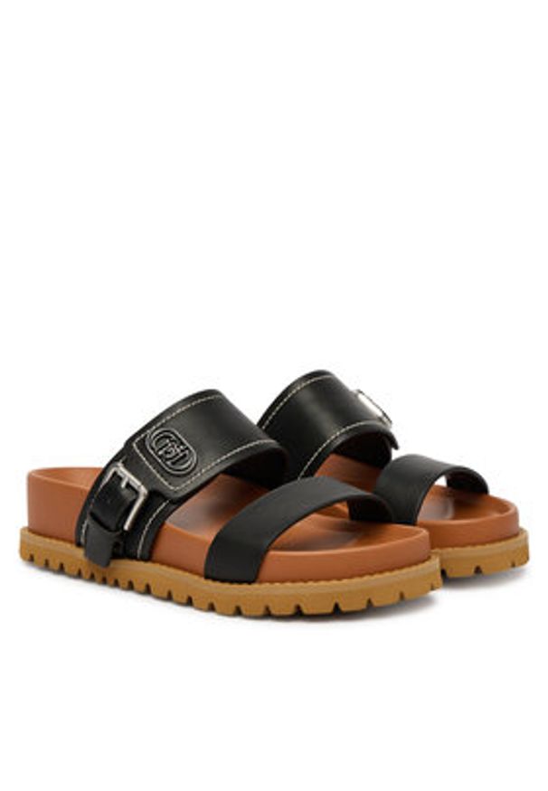 Liu Jo Klapki Livia 02 SA6109 P0102 Czarny. Kolor: czarny. Materiał: skóra