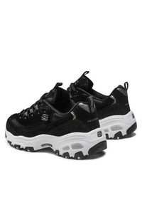 skechers - Skechers Sneakersy Biggest Fan 11930/BLK Czarny. Kolor: czarny. Materiał: materiał #6