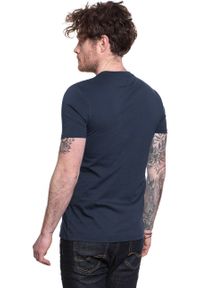 Wrangler - WRANGLER T SHIRT SS HORSE TEE DARK NAVY W7G1D3XAE. Wzór: nadruk