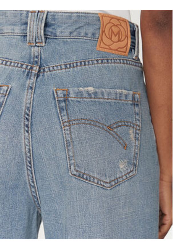 Marella Jeansy Mom 2513181084 Niebieski Mom Fit. Kolor: niebieski