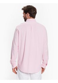 Polo Ralph Lauren Koszula 710654408101 Różowy Slim Fit. Typ kołnierza: polo. Kolor: różowy. Materiał: bawełna #3