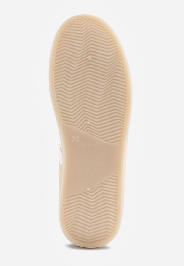 Born2be - Żółte Sneakersy Kultowe Tenisówki na Platformie Hlalna. Kolor: żółty. Materiał: jeans. Szerokość cholewki: normalna. Sezon: wiosna. Obcas: na platformie