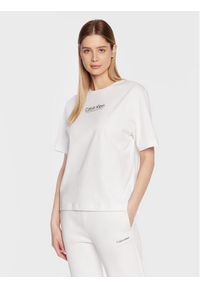 Calvin Klein T-Shirt Coordinates Logo Graphic K20K204996 Biały Relaxed Fit. Kolor: biały. Materiał: bawełna #1
