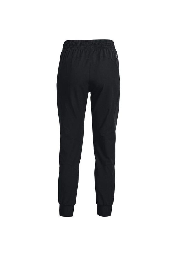 Spodnie sportowe damskie Under Armour Unstoppable Jogger. Kolor: wielokolorowy, czarny, szary. Materiał: dresówka
