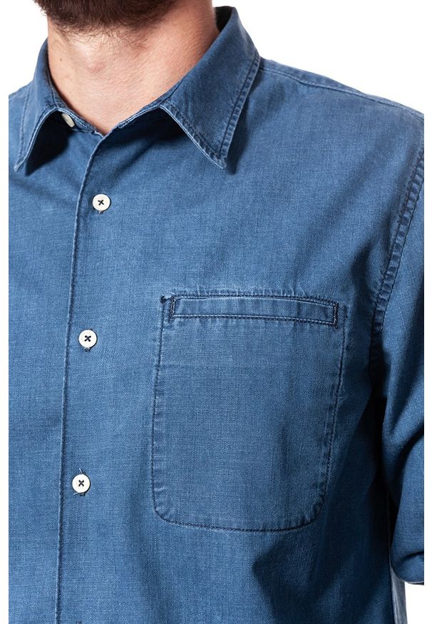 Lee - KOSZULA JEANSOWA MĘSKA LEE RIDER SHIRT L67DPGQU. Materiał: jeans
