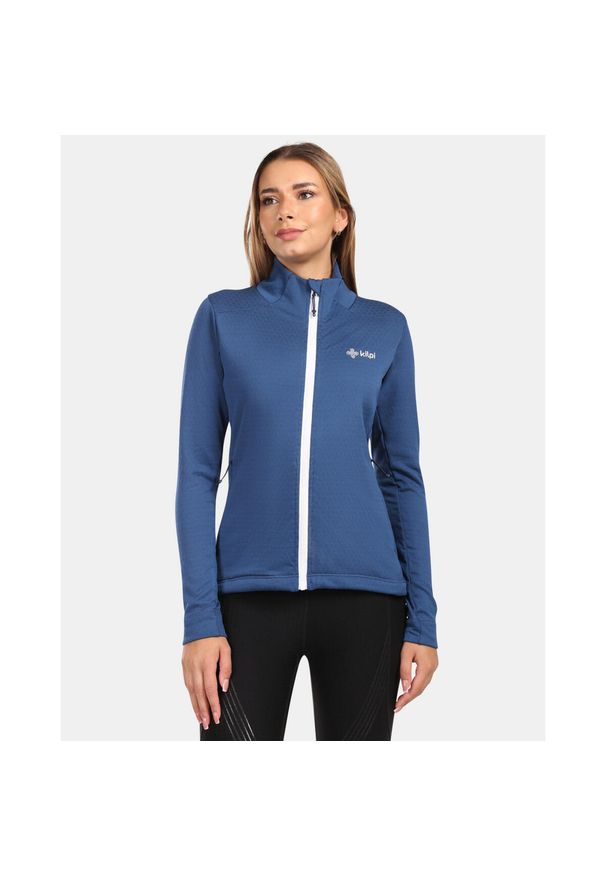 Damska polarowa warstwa środkowa Kilpi SIREN-W. Kolor: niebieski. Materiał: polar. Sezon: zima. Sport: narciarstwo