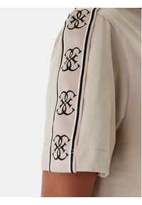 Guess T-Shirt V3RI08 I3Z14 Beżowy Regular Fit. Kolor: beżowy. Materiał: bawełna #2