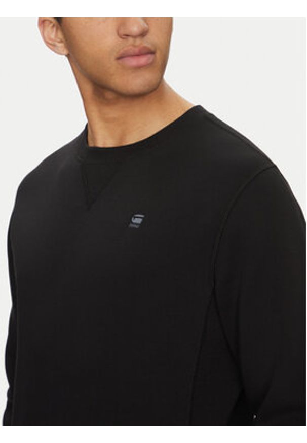G-Star RAW - G-Star Raw Bluza D16917-C235 Czarny Regular Fit. Kolor: czarny. Materiał: syntetyk