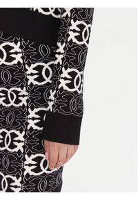 Pinko - PINKO Kardigan Found Someone 106043 A2YD Czarny Regular Fit. Kolor: czarny. Materiał: syntetyk, wiskoza #4