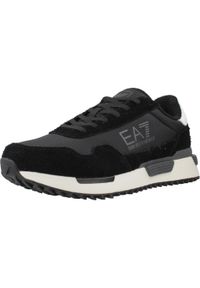EA7 - Kapcie EMPORIO ARMANI 7X000380 AF19175 Czarny. Kolor: czarny. Materiał: tkanina, skóra. Sport: turystyka piesza