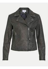 Vila Kurtka z imitacji skóry Cara 14098830 Czarny Regular Fit. Kolor: czarny. Materiał: skóra #2
