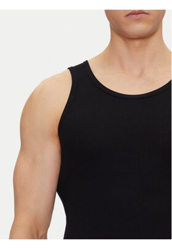 Resteröds Komplet tank topów 7027 1 Czarny Slim Fit. Kolor: czarny. Materiał: bawełna