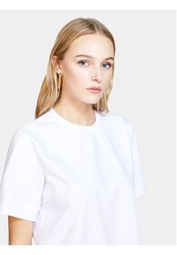 Sisley T-Shirt 3OQ6L104Q Biały Regular Fit. Kolor: biały. Materiał: bawełna #4