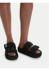 Juicy Couture Klapki CEO-WSS21515-02 Czarny. Kolor: czarny. Materiał: materiał #3