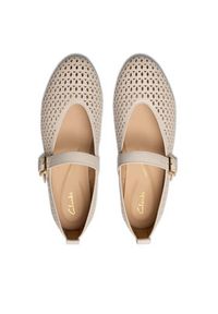 Clarks Półbuty Fawna Jane 26181230 Écru. Materiał: skóra #7