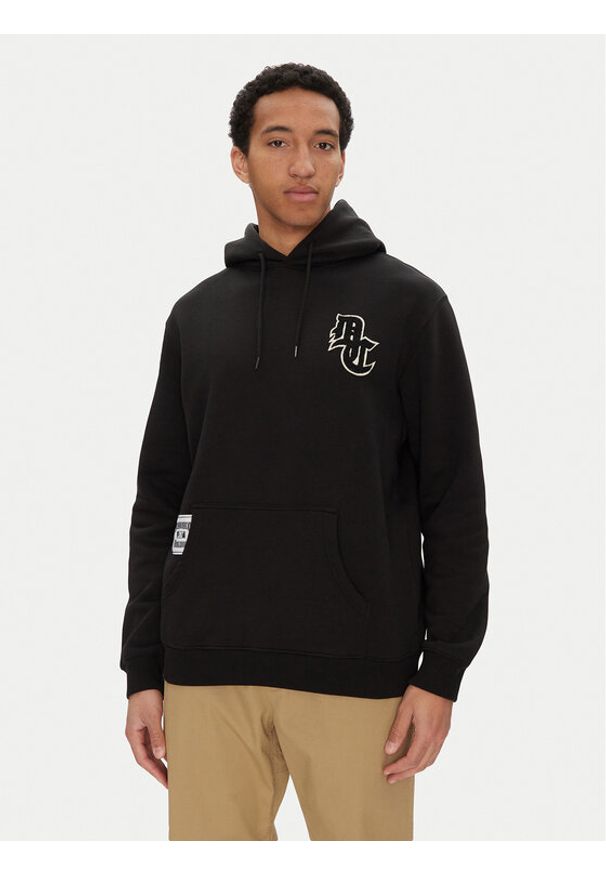 DC Shoes Bluza Bullpen ADYFT03439 Czarny Standard Fit. Kolor: czarny. Materiał: bawełna