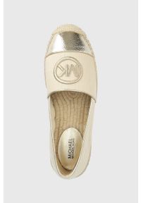 MICHAEL Michael Kors espadryle Kendrick kolor złoty 40S3KNFP2D. Nosek buta: okrągły. Kolor: złoty. Materiał: guma #3