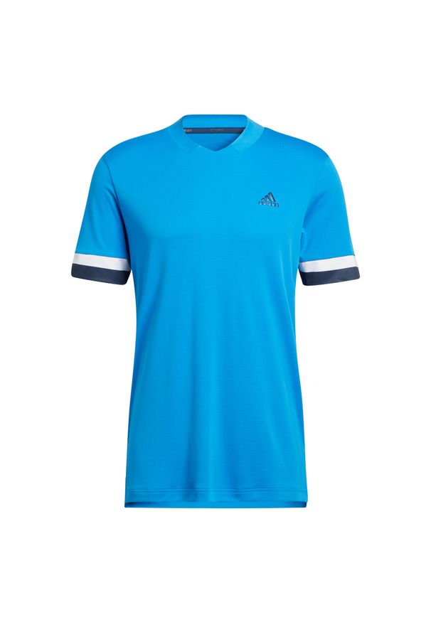 Koszulka do golfa męska Adidas Heat.RDY Solid. Typ kołnierza: golf. Kolor: niebieski, wielokolorowy, czarny. Sport: golf