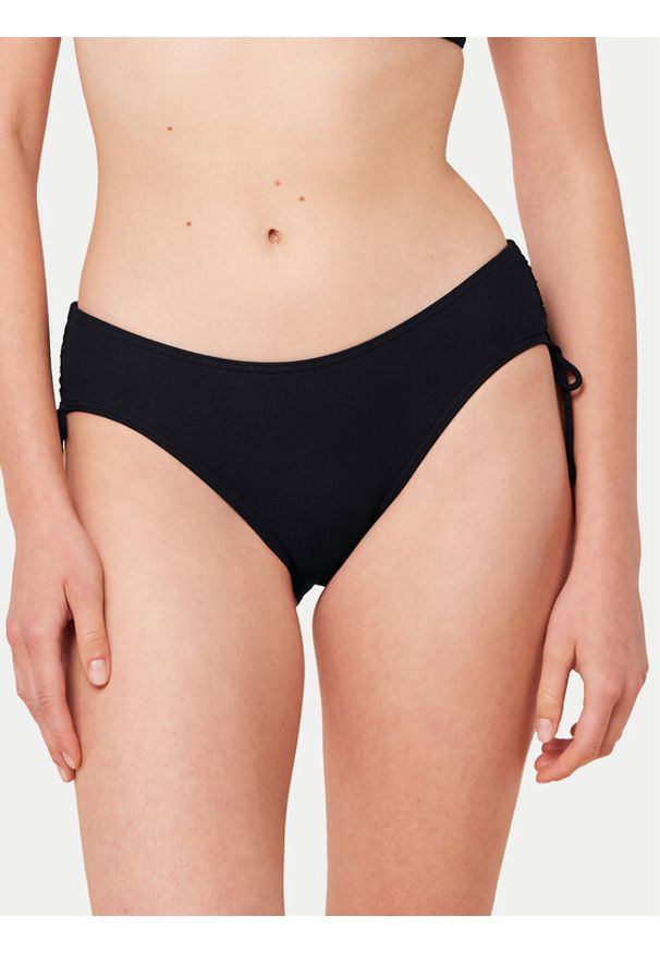 Triumph Dół od bikini Summer Glow 10214564 Czarny. Kolor: czarny. Materiał: syntetyk