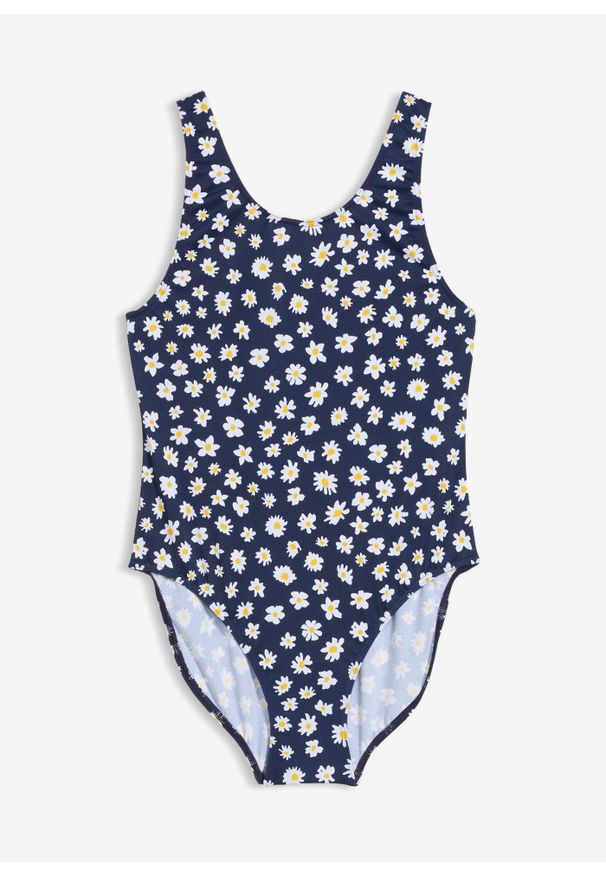 bonprix - Kostium kąpielowy. Kolor: niebieski