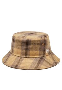 New Era Kapelusz Check Bucket Newera 60364231 Brązowy. Kolor: brązowy. Materiał: wełna, materiał